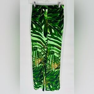 Zara Silky Green Pants Size Small